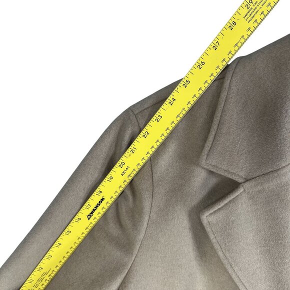 Calvin Klein NWT Womens 3X Camel Tan Wool Cashmere Blend Long Coat Quiet Luxury - Picture 16 of 16